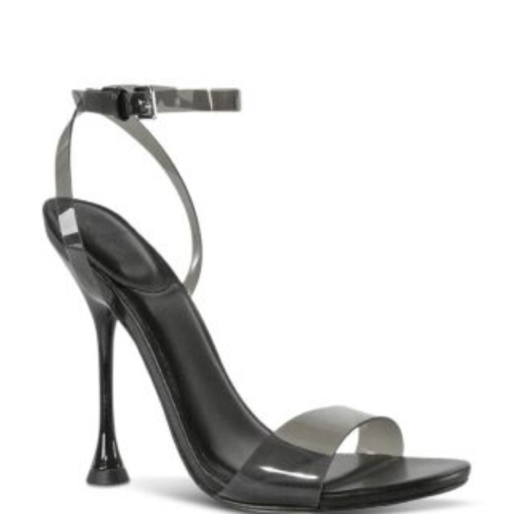 Marc Fisher LTD Calisty Black Women's Ankle Strap Sandals Size 7.5M